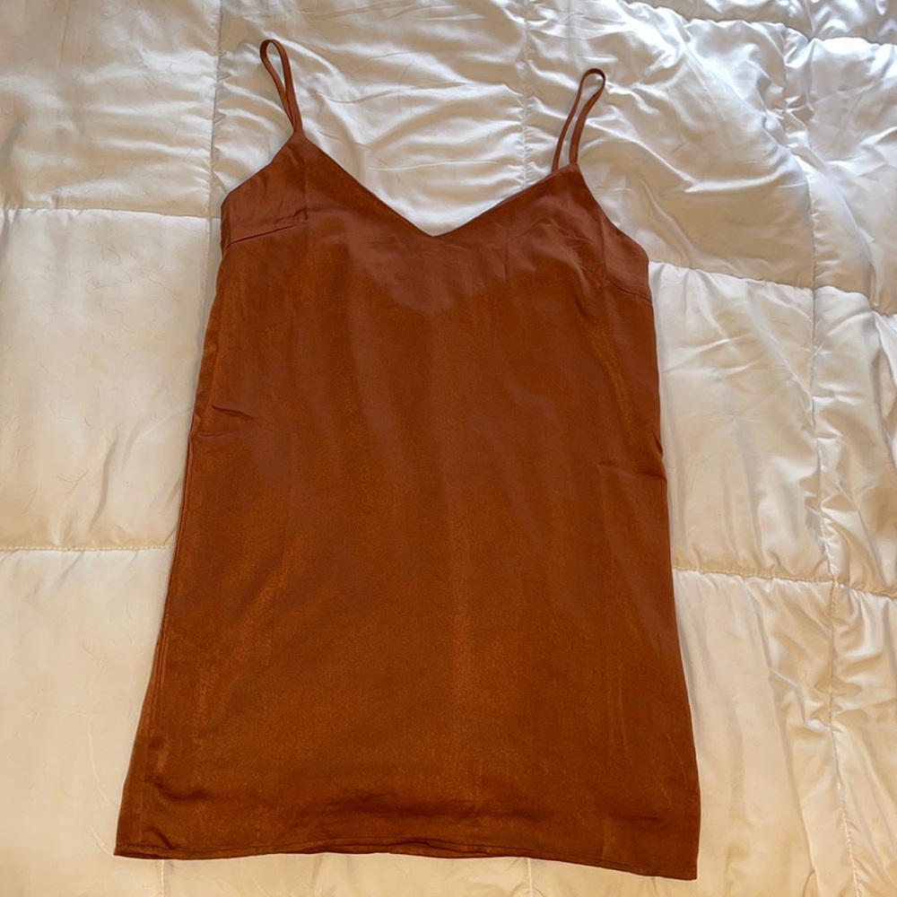 Satin Mini Dress